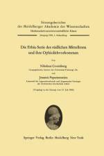 Die Ethia-Serie des südlichen Mittelkreta und ihre Ophiolithvorkommen af Nikolaus Creutzburg