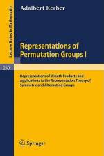 Representations of Permutation Groups I af A. Kerber