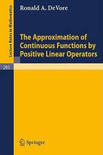 The Approximation of Continuous Functions by Positive Linear Operators af Ronald A. De Vore
