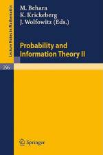 Probability and Information Theory II af K. Krickeberg