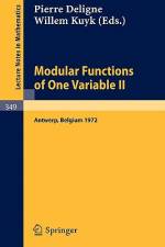 Modular Functions of One Variable II af Willem Kuyk