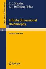 Proceedings on Infinite Dimensional Holomorphy af T. J. Suffridge