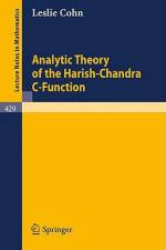 Analytic Theory of the Harish-Chandra C-Function af L. Cohn