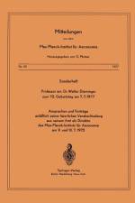 Sonderheft Professor em. Dr. Walter Dieminger Zum 70. Geburtstag Am 7.7.1977 af G. Pfotzer