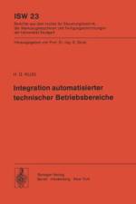 Integration automatisierter technischer Betriebsbereiche af H. G. Klug