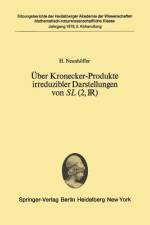 Über Kronecker-Produkte irreduzibler Darstellungen von SL (2, ?) af H. Neunhöffer