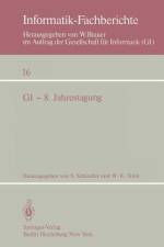 GI ¿ 8. Jahrestagung af W. K. Giloi