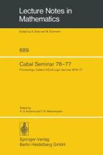 Cabal Seminar 76¿77 af Y. N. Moschovakis