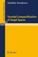 Toroidal Compactification of Siegel Spaces af Y. Namikawa