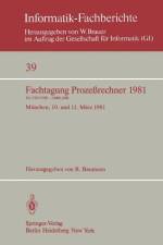 Fachtagung Prozeßrechner 1981 af R. Baumann