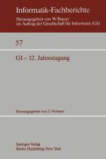 GI-12. Jahrestagung af J. Nehmer