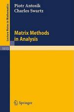 Matrix Methods in Analysis af Piotr Antosik