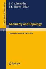Geometry and Topology af James C. Alexander