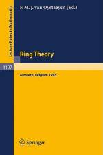 Ring Theory af Freddy M. J. Van Oystaeyen