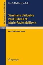 Séminaire d'Algèbre Paul Dubreil et Marie-Paule Malliavin af Marie-Paule Malliavin