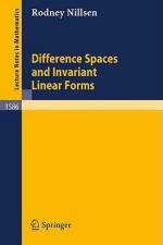 Difference Spaces and Invariant Linear Forms af Rodney Nillsen