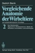 Vergleichende Anatomie der Wirbeltiere auf evolutionsbiologischer Grundlage af D. Starck