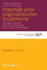 Potentiale einer pragmatistischen Sozialtheorie af Frithjof Nungesser