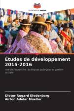 Études de développement 2015-2016 af Dieter Rugard Siedenberg