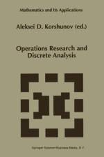 Operations Research and Discrete Analysis af Alekseii D. Korshunov