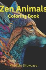 The Mystical Zen Animals Coloring Book af Midnight Showcase