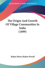 The Origin And Growth Of Village Communities In India (1899) af Baden Henry Baden-Powell