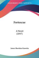 Fortescue af James Sheridan Knowles