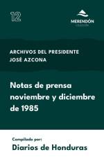 Notas de Prensa noviembre y diciembre 1985