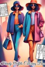 Trendy Outfits Coloring Book af Thy Nguyen