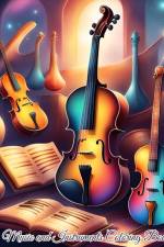 Music and Instruments Coloring Book af Thy Nguyen