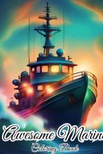 Awesome Marine Coloring Book For Kids af Thy Nguyen