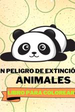 Libro Para Colorear de Animales en Peligro de Extinción af Sancha Sauseda