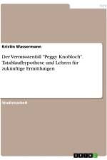 Der Vermisstenfall 