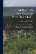Restauration Der Staats-Wissenschaft af Karl Ludwig Von Haller