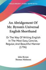 An Abridgement Of Mr. Byrom's Universal English Shorthand af John Byrom
