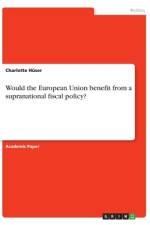 Would the European Union benefit from a supranational fiscal policy? af Charlotte Hüser