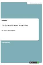 Die Saturnalien des Macrobius af Anonym