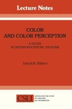 Color and Color Perception af David R. Hilbert