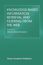 Knowledge-Based Information Retrieval and Filtering from the Web af Witold Abramowicz