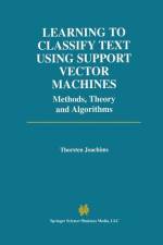 Learning to Classify Text Using Support Vector Machines af Thorsten Joachims