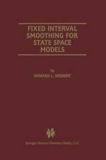 Fixed Interval Smoothing for State Space Models af Howard L. Weinert