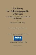 Ein Beitrag zur Erdbebengeographie Österreichs af Erich Trapp