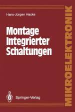 Montage Integrierter Schaltungen af Hans-Jurgen Hacke