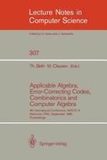 Applicable Algebra, Error-Correcting Codes, Combinatorics and Computer Algebra af Thomas Beth