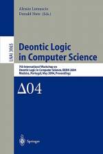 Deontic Logic in Computer Science af Donald Nute