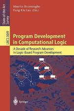 Program Development in Computational Logic af Kung-Kiu Lau
