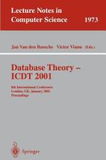 Database Theory - ICDT 2001 af Victor Vianu