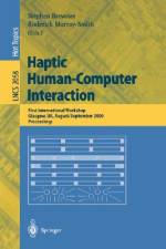 Haptic Human-Computer Interaction af Roderick Murray-Smith