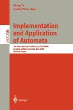 Implementation and Application of Automata af Sheng Yu