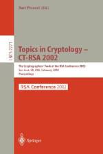 Topics in Cryptology - CT-RSA 2002 af Bart Preneel